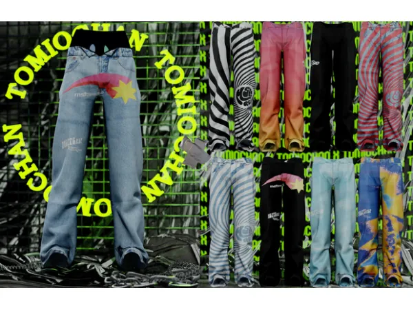 Alpha MSFTSrep PANTS by TOMIOCHAN - The Sims 4 Custom Content