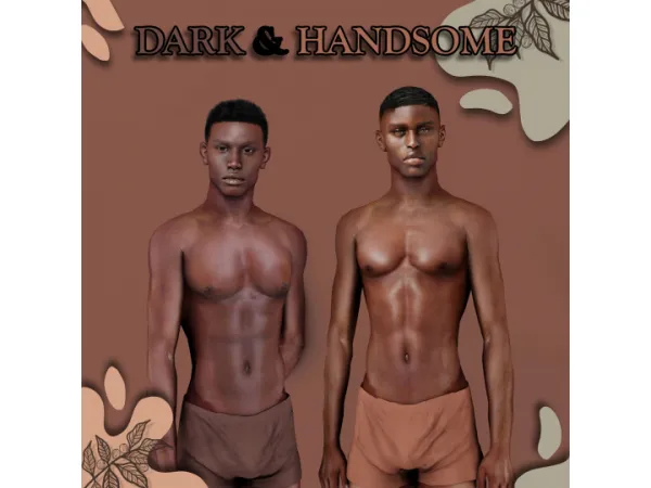 Alpha DARK HANDSOME by Khadijah551 - The Sims 4 Custom Content