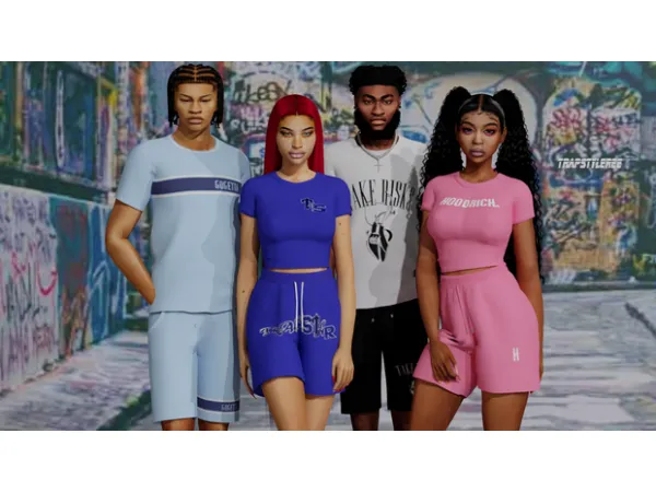 Streetwear Shorts Set by trapstyleree