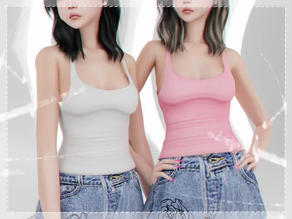 Alpha Basic shirt Babyetears - The Sims 4 Custom Content
