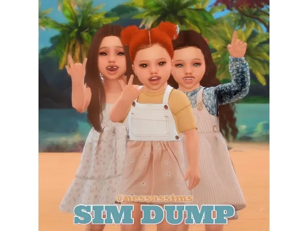Mix Toddler Sim Dump - The Sims 4 Custom Content