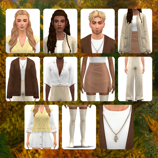 Maxis Match Sweater Weather Collection by itsqicc - The Sims 4 Custom Content