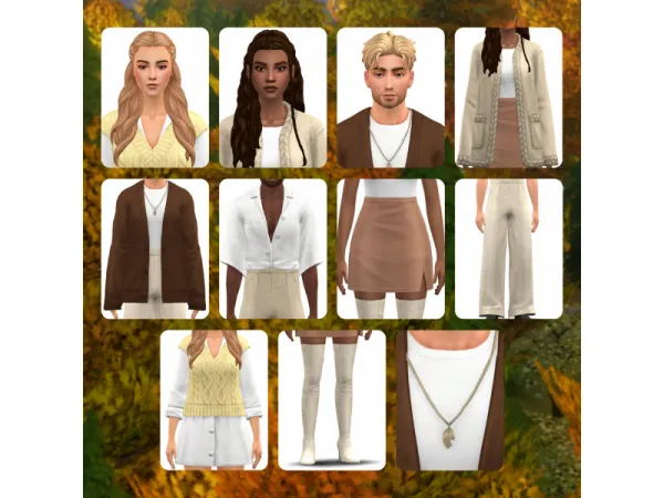 Maxis Match Sweater Weather Collection - The Sims 4 Custom Content