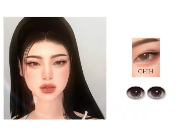 Alpha Eyes G2 G3 by Chih - The Sims 4 Custom Content