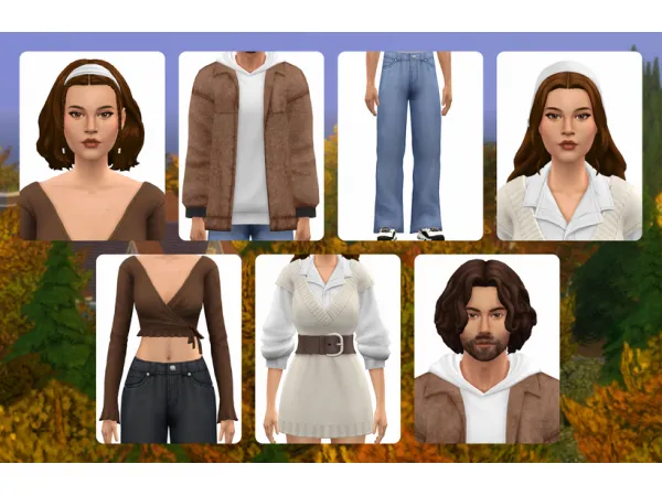 Maxis Match Sweater Weather Collaboration by simsfinds - The Sims 4 Custom Content