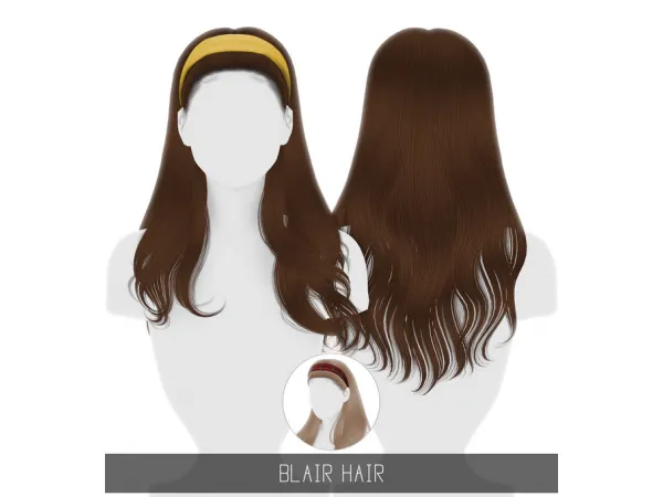 Alpha BLAIR HAIR TODDLER CHILD by simpliciaty - The Sims 4 Custom Content