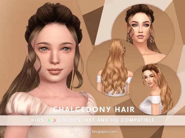 Chalcedony Hair for Kids by SonyaSims