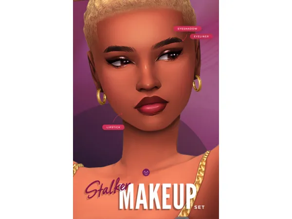 Maxis Match Stalker Makeup set by TwistedCat - The Sims 4 Custom Content