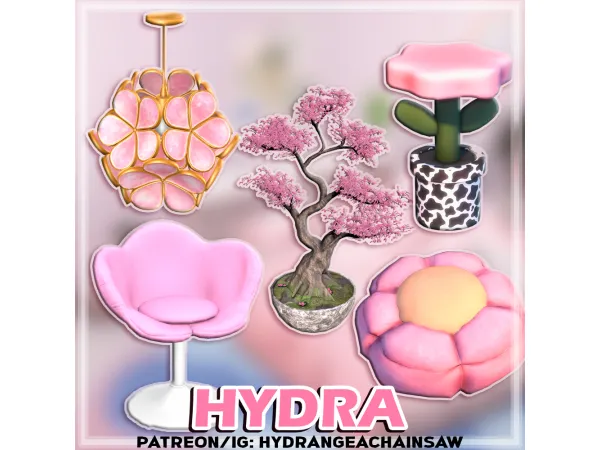 Alpha Flower Set - The Sims 4 Custom Content