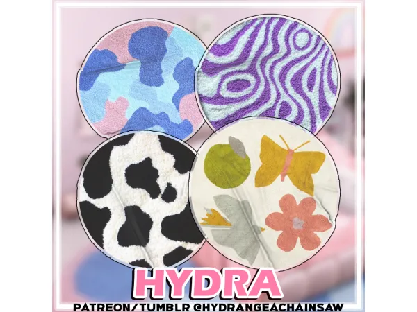 Alpha Comfy Rugs - The Sims 4 Custom Content