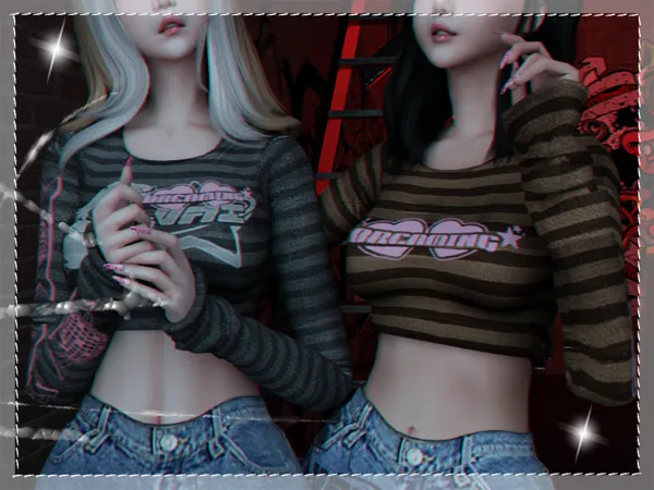 Alpha Marina sweater babyetears - The Sims 4 Custom Content