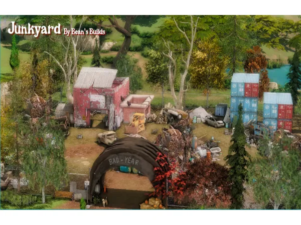 Alpha Junkyard - The Sims 4 Custom Content