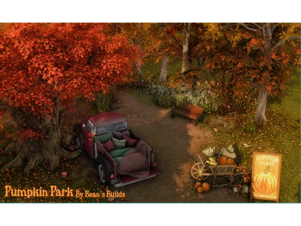 Alpha Pumpkin Park - The Sims 4 Custom Content