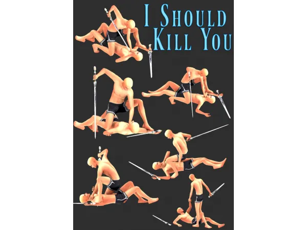 Mix I should kill you posepack Auditore by Natalia - The Sims 4 Custom Content