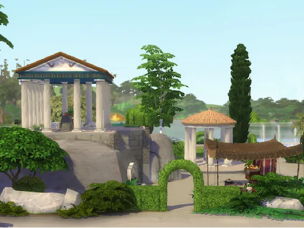 Maxis Match THE ORACLE OF IRIS COMMUNITY LOT - The Sims 4 Custom Content