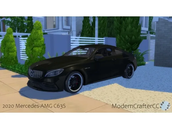 Mix 2020 Mercedes AMG C63S - The Sims 4 Custom Content