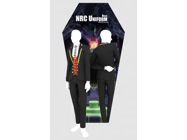 Maxis Match NRC Uniform Basic - The Sims 4 Custom Content