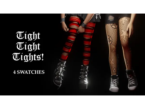 Alpha tight tight tights by mellosakicc - The Sims 4 Custom Content