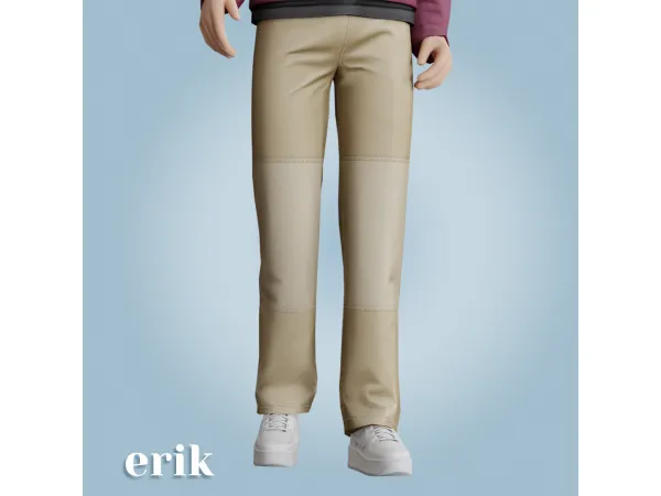 Alpha Erik pants by amelylina - The Sims 4 Custom Content