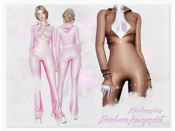 Alpha Padma Jumpsuit by korkassims - The Sims 4 Custom Content
