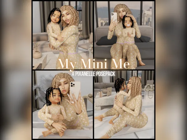 Alpha Pixanelle My Mini Me - The Sims 4 Custom Content
