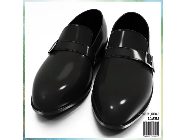Alpha Liberty_Strap Loafers - The Sims 4 Custom Content