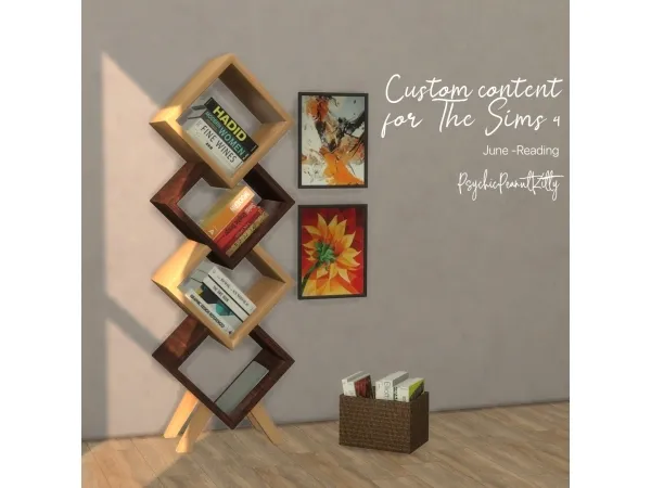 Maxis Match June Reading by PsychicPeanutKitty - The Sims 4 Custom Content