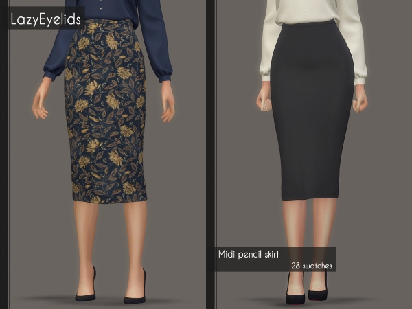 Pencil skirt 2025 sims 4