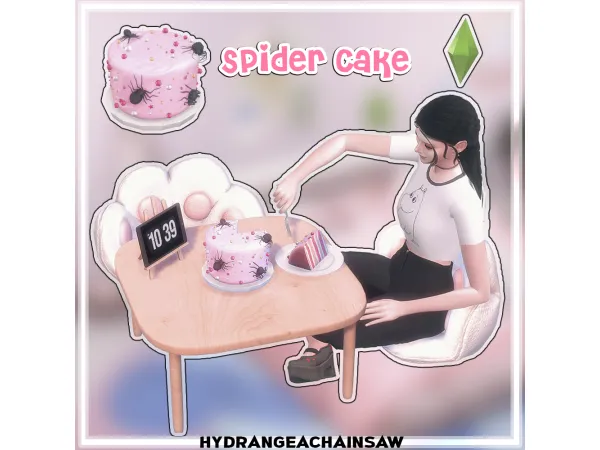 Alpha spider cake - The Sims 4 Custom Content
