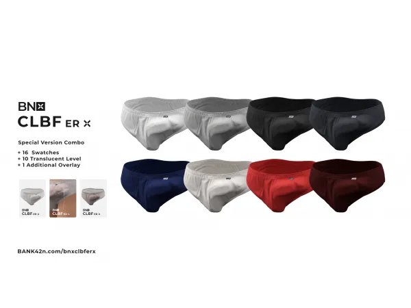 Alpha BNX CLBF Men's Classic Brief Special Version Combo - The Sims 4 Custom Content