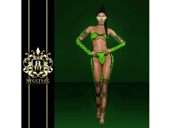 Alpha BADDIE by MSSIMS - The Sims 4 Custom Content