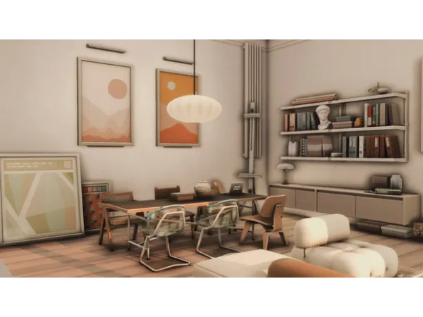Mix Prism Apartment by honeybella - The Sims 4 Custom Content