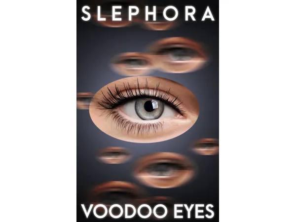 Alpha VOODOO EYES by SLEPHORA - The Sims 4 Custom Content