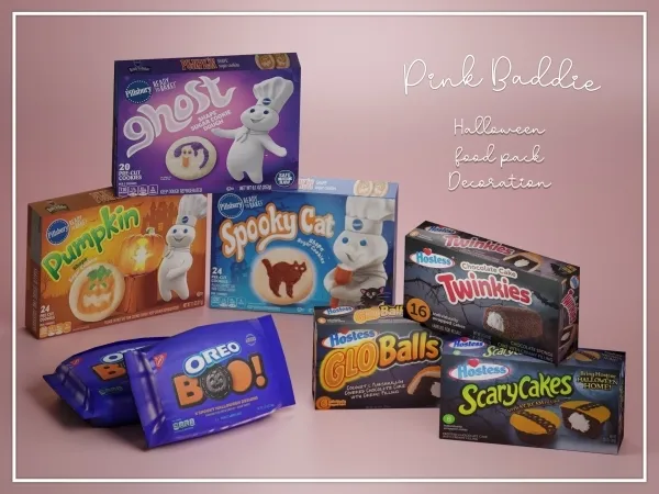 Alpha Halloween Food pack - The Sims 4 Custom Content