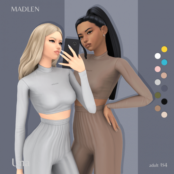 Maxis Match Una Outfit by madlensims - The Sims 4 Custom Content