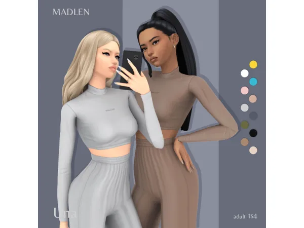 Maxis Match Una Outfit by Madlen - The Sims 4 Custom Content