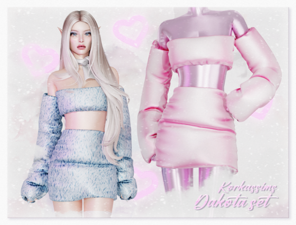 Alpha DAKOTA SET by simsfinds - The Sims 4 Custom Content