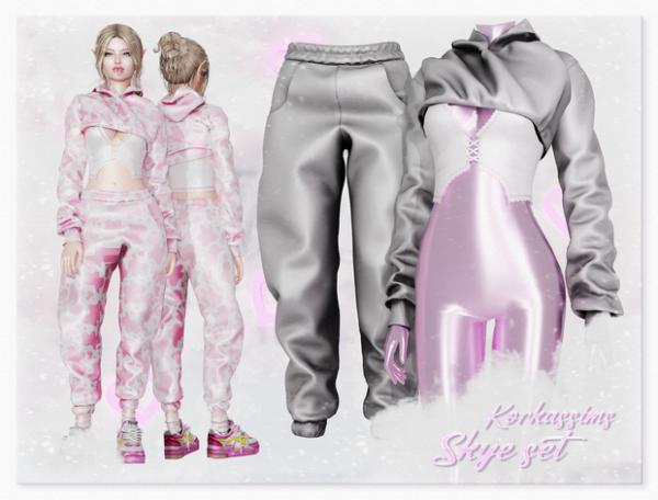 Alpha SKYE SET by simsfinds - The Sims 4 Custom Content