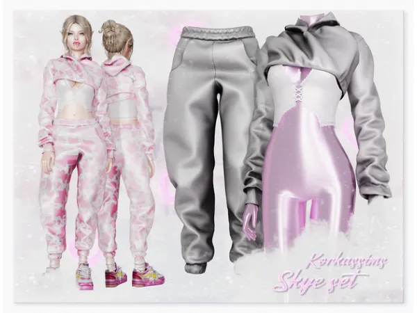Alpha SKYE SET by korkassims - The Sims 4 Custom Content