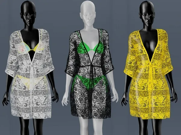 Alpha SWIMSUIT COVERS UP (ACCESORY CATEGORY) cool_content_star - The Sims 4 Custom Content