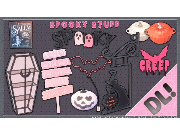 Mix Spooky Stuff - The Sims 4 Custom Content