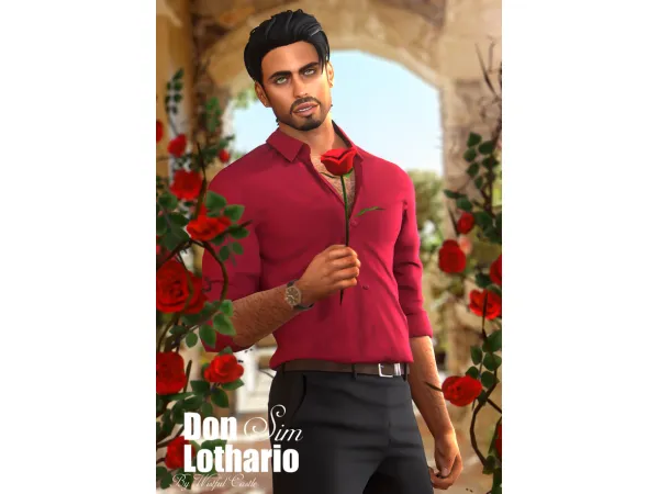 Mix Don Lothario (Sim) by Wistful Castle - The Sims 4 Custom Content