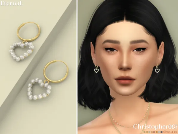 Alpha ETERNAL EARRINGS - The Sims 4 Custom Content