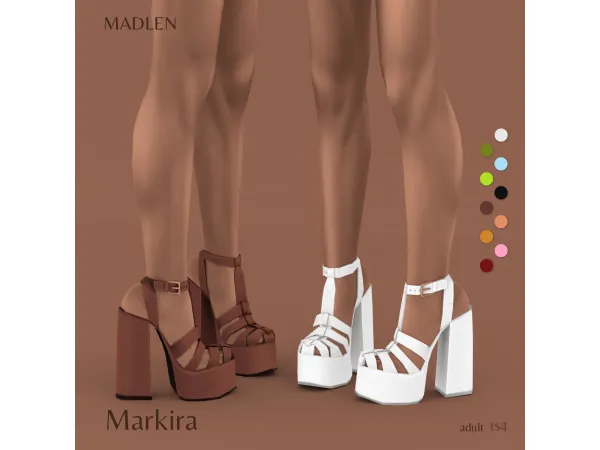 Maxis Match Markira Shoes by Madlen - The Sims 4 Custom Content