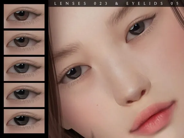 Alpha Lenses 023 Eyelids 05 - The Sims 4 Custom Content