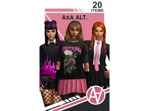 Maxis Match AxA ALT Public Release on 10 22 by aharris00britney - The Sims 4 Custom Content