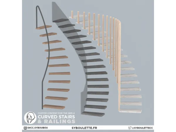 Curved stairs