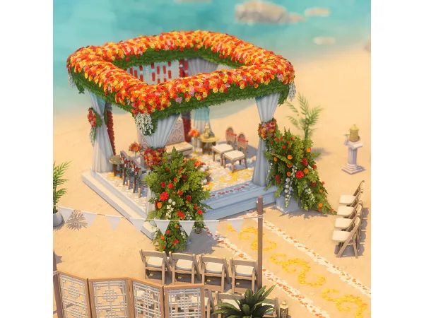 Maxis Match Amanti del Tramonto Happy Diwali (Deepavali) Followers Gift - The Sims 4 Custom Content