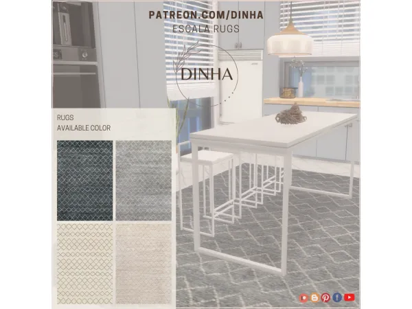 Escala Rugs - 4 Swatches