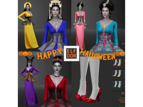 Maxis Match 2022 Halloween set - The Sims 4 Custom Content